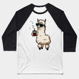 llamas and coffee : happy llamaween Baseball T-Shirt